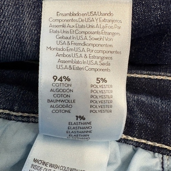 MOTHER The Mid Rise Dazzler Ankle in On The Edge Medium Blue Wash Size 27 - Picture 11 of 14